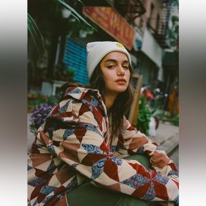 UO Patterned Corduroy Long-Sleeve Overshirt